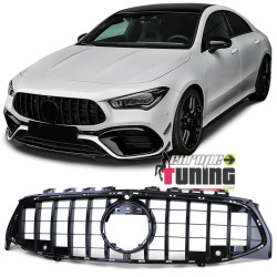 CALANDRE PANAMERICANA LIGNE AMG GT FULL BLACK MERCEDES CLA W118 C118 X118 2019- (05568)