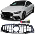 CALANDRE PANAMERICANA LIGNE AMG GT FULL BLACK MERCEDES CLA W118 C118 X118 2019- (05568)