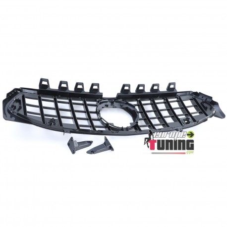 CALANDRE PANAMERICANA LIGNE AMG GT NOIR CHROME MERCEDES CLA W118 C118 X118 2019- (05569)