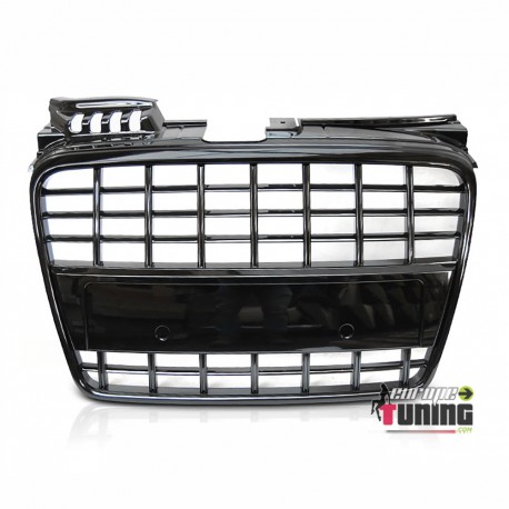 CALANDRE SPORT NOIRE BRILLANTE LOOK S-LINE AUDI A4 B7 2004-2008 PH1 (05580)