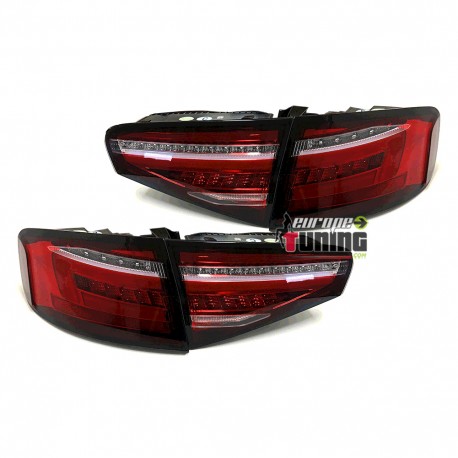 FEUX ROUGES CLIGNOTANTS LED SEQUENTIELS DYNAMIQUES AUDI A4 B8 BERLINE PH2 2011-2015 (05470)