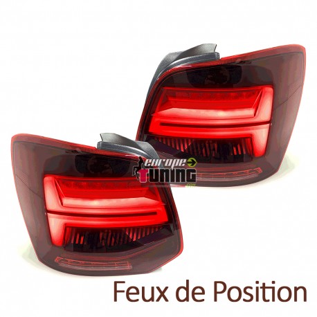 FEUX ROUGES BARRES CELIS ET CLIGNOTANTS LED DYNAMIQUES VOLKSWAGEN VW POLO V 6R & 6C (05588)