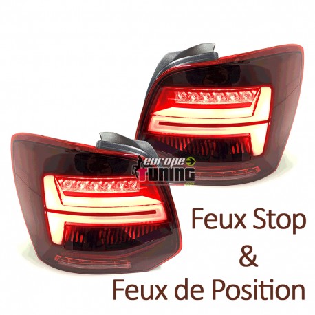 FEUX ROUGES BARRES CELIS ET CLIGNOTANTS LED DYNAMIQUES VOLKSWAGEN VW POLO V 6R & 6C (05588)