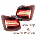 FEUX ROUGES BARRES CELIS ET CLIGNOTANTS LED DYNAMIQUES VOLKSWAGEN VW POLO V 6R & 6C (05588)