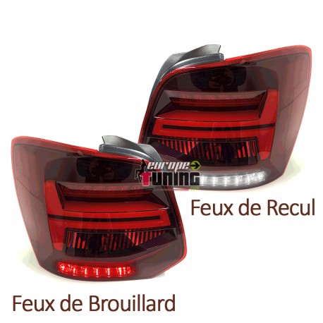 FEUX ROUGES BARRES CELIS ET CLIGNOTANTS LED DYNAMIQUES VOLKSWAGEN VW POLO V 6R & 6C (05588)