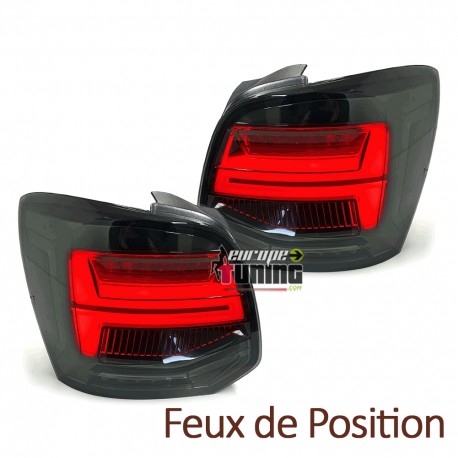 FEUX NOIRS BARRES CELIS ET CLIGNOTANTS LED DYNAMIQUES VOLKSWAGEN VW POLO V 6R & 6C (05589)