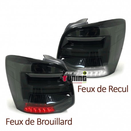 FEUX NOIRS BARRES CELIS ET CLIGNOTANTS LED DYNAMIQUES VOLKSWAGEN VW POLO V 6R & 6C (05589)