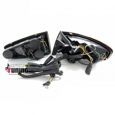 FEUX ROUGES NOIRS LED SEQUENTIELS DYNAMIQUES AUDI A4 B8 BERLINE PH2 A AMPOULES DE SERIE (05593)