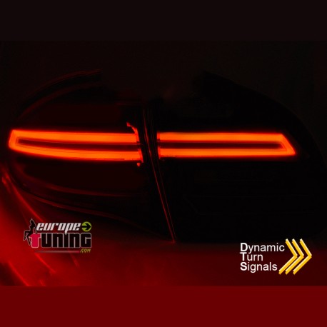 FEUX ROUGES NOIRS CLIGNOTANTS LED DYNAMIQUES PORSCHE CAYENNE II PH1 2010-2015 (05592)