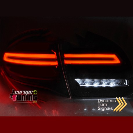 FEUX ROUGES NOIRS CLIGNOTANTS LED DYNAMIQUES PORSCHE CAYENNE II PH1 2010-2015 (05592)