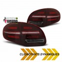FEUX ROUGES NOIRS CLIGNOTANTS LED DYNAMIQUES PORSCHE CAYENNE II PH1 2010-2015 (05592)