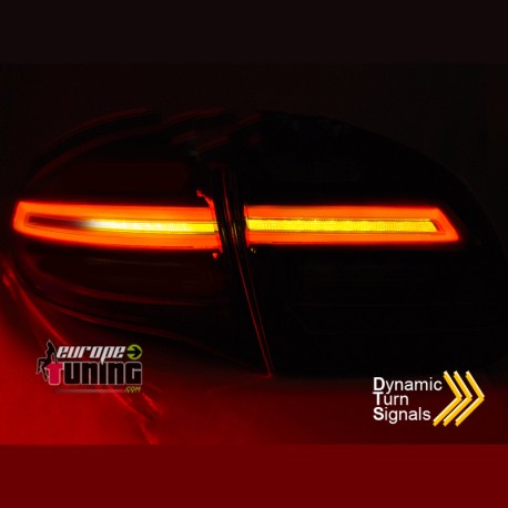 FEUX ROUGES NOIRS CLIGNOTANTS LED DYNAMIQUES PORSCHE CAYENNE II PH1 2010-2015 (05592)