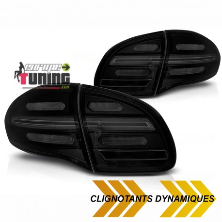 FEUX ROUGES NOIRS CLIGNOTANTS LED DYNAMIQUES PORSCHE CAYENNE II PH1 2010-2015 (05592)