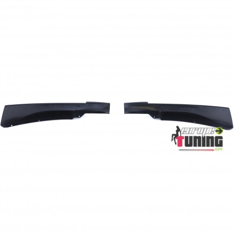SPOILER LEVRES SPLITTERS NOIR BRILLANT BMW SERIE 3 E90 E91 PHASES 2 PACK M (05599)
