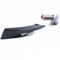 SPOILER LEVRES SPLITTERS NOIR BRILLANT BMW SERIE 3 E90 E91 PHASES 2 PACK M (05599)
