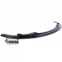 SPOILER AVANT NOIR POUR PARE CHOCS SPORT BMW SERIE 3 E92 E93 PH2 10-14 (05603)