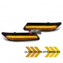 REPETITEURS NOIRS CLIGNOTANTS LEDS DYNAMIQUES PORSCHE 911 BOXTER CAYMAN (05340)