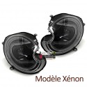 PHARES AVANTS NOIRS FEUX LED BMW MINI COOPER R55-R56-R57 2006-2014 AU XENON (05609)