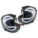 PHARES AVANTS NOIRS FEUX LED BMW MINI COOPER R55-R56-R57 2006-2014 (05610)