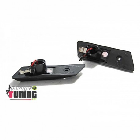 2 REPETITEURS NOIRS - CLIGNOTANTS SEQUENTIELS LED DYNAMIQUE BMW E32 E34 E36 PH1 (05612)