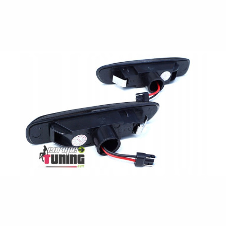 2 REPETITEURS CHROME - CLIGNOTANTS SEQUENTIELS LED DYNAMIQUE BMW SERIE 3 E46 PH1 (05615)