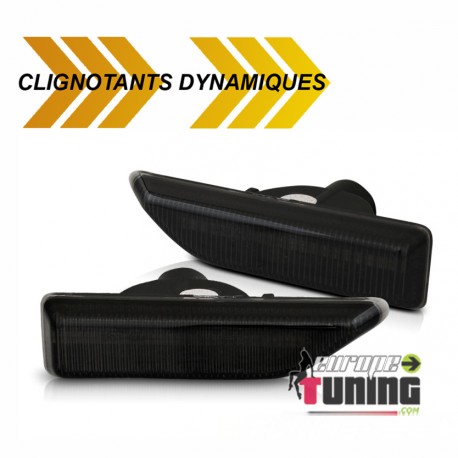 REPETITEURS NOIRS CLIGNOTANTS AILES LEDS DYNAMIQUES MINI COUNTRYMAN II F60 2016- (05620)