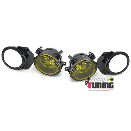 2 ANTI BROUILLARD JAUNES SPORT POUR BMW SERIE 3 E46 & SERIE 5 E39 EN PACK M (05621)