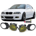 2 ANTI BROUILLARD JAUNES SPORT POUR BMW SERIE 3 E46 & SERIE 5 E39 EN PACK M (05621)