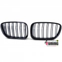GRILLES DE CALANDRES DOUBLES LAMES NOIR BRILLANT BMW SERIE 5 GT F07 GRAN TURISMO (05045)