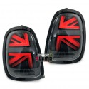 FEUX ARRIERES NOIRS LED UNION JACK MINI COOPER (05637)