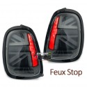 FEUX ARRIERES NOIRS LED UNION JACK MINI COOPER (05637)