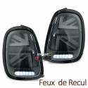 FEUX ARRIERES NOIRS LED UNION JACK MINI COOPER (05637)