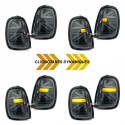 FEUX ARRIERES NOIRS LED UNION JACK MINI COOPER (05637)