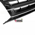 CALANDRE GRILLE SPORT NOIRE ET CHROME VOLKSWAGEN VW T5 CARAVELLE MULTIVAN FACELIFT 09-15 (05640)