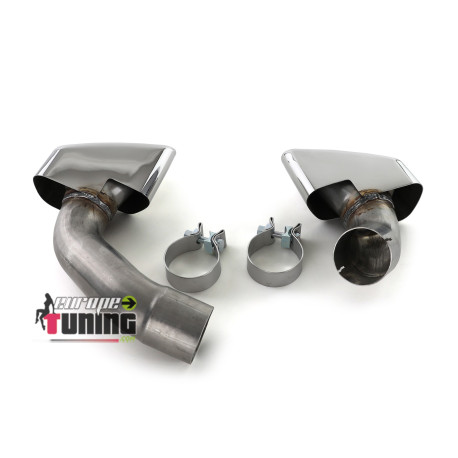 DOUBLE SORTIE DUPLEX INOX SILENCIEUX ECHAPPEMENT SPORT PACK V8 POUR BMW X5 F15 (04885)