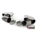 DOUBLE SORTIE DUPLEX INOX SILENCIEUX ECHAPPEMENT SPORT PACK V8 POUR BMW X5 F15 (04885)