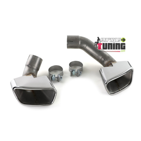 DOUBLE SORTIE DUPLEX INOX SILENCIEUX ECHAPPEMENT SPORT PACK V8 POUR BMW X5 F15 (04885)