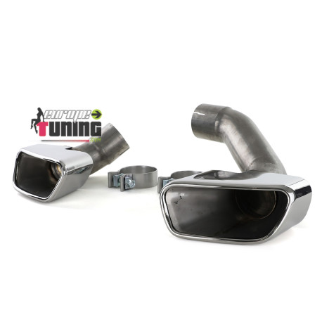 DOUBLE SORTIE DUPLEX INOX SILENCIEUX ECHAPPEMENT SPORT PACK V8 POUR BMW X5 F15 (04885)