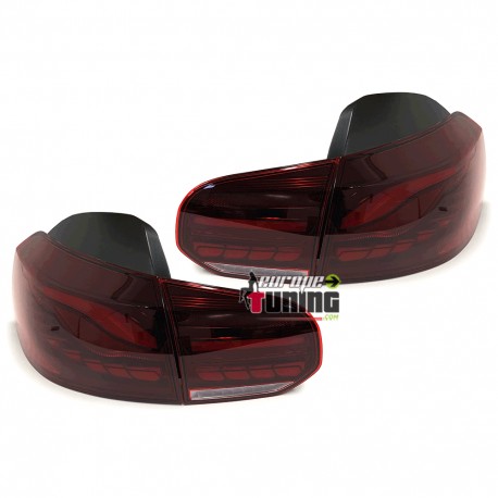 FEUX ROUGES PACK SPORT FULL LED AVEC CLIGNOTANTS DYNAMIQUES VW VOLKSWAGEN GOLF 6 (05642)