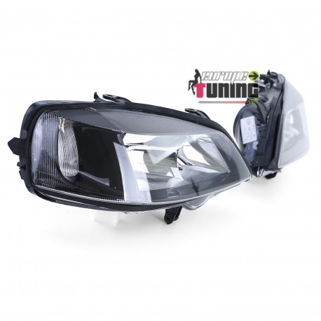 PHARES FOND NOIR TUNING OPEL ASTRA G (10151)
