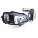 PHARES FOND NOIR TUNING OPEL ASTRA G (10151)