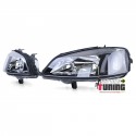 PHARES FOND NOIR TUNING OPEL ASTRA G (10151)