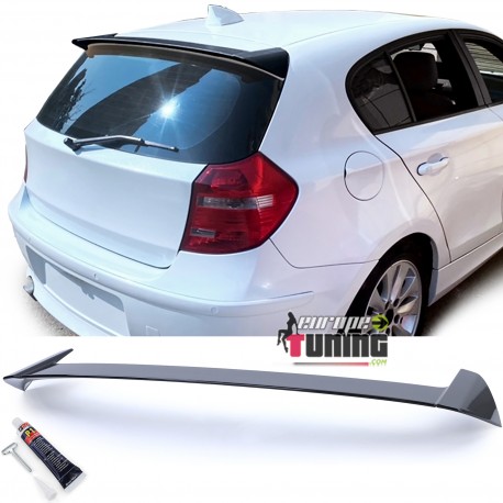 BECQUET - AILERON DE TOIT SPORT NOIR BRILLANT BMW SERIE 1 E81 E87 (05654)