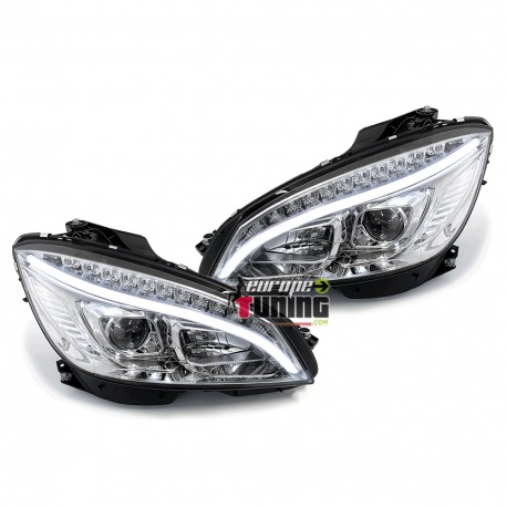 PHARES FEUX LED CLIGNOTANTS SEQUENTIELS MECREDES CLASSE C W204 PH1 07-10 (05665)