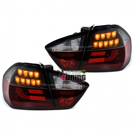 FEUX ROUGES FUMES A LED LIGHT BAR BMW E90 (02811)