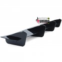 DIFFUSEUR ARRIERE SPORT NOIR BRILLANT POUR SEAT LEON 3 CUPRA 2012-2016  (05672)