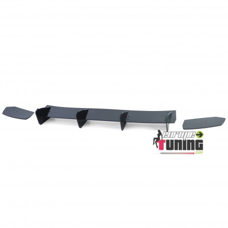 DIFFUSEUR ARRIERE SPORT NOIR BRILLANT POUR SEAT LEON 3 CUPRA 2012-2016  (05672)