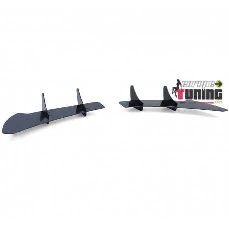 DIFFUSEUR ARRIERE SPORT NOIR BRILLANT POUR PARE CHOCS R20 VW GOLF 6 (05673)