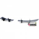 DIFFUSEUR ARRIERE SPORT NOIR BRILLANT POUR PARE CHOCS R20 VW GOLF 6 (05673)