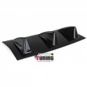 DIFFUSEUR SPORT CARBONE UNIVERSEL A 6 AILERONS POUR PARE-CHOCS ARRIERE (05674)